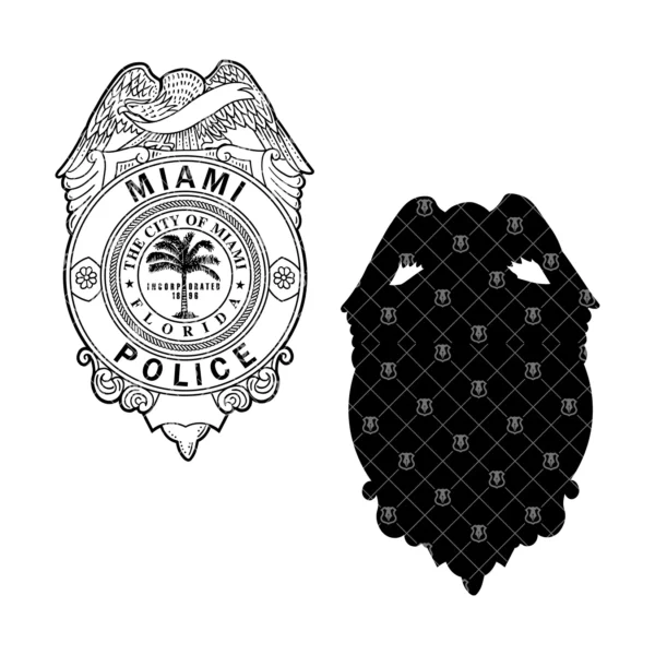 Miami Florida Police Badge - Image 3