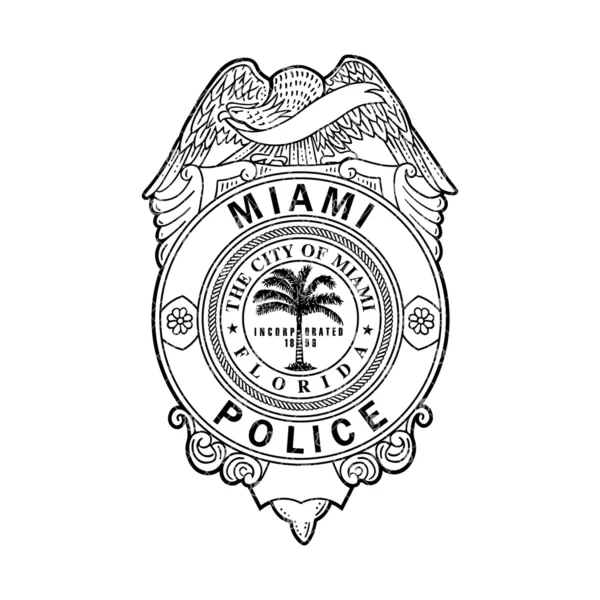 Miami Florida Police Badge - Image 2