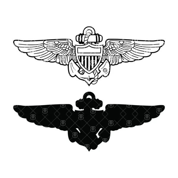 Navy USN Naval Aviator Aircrew Wings - Image 3