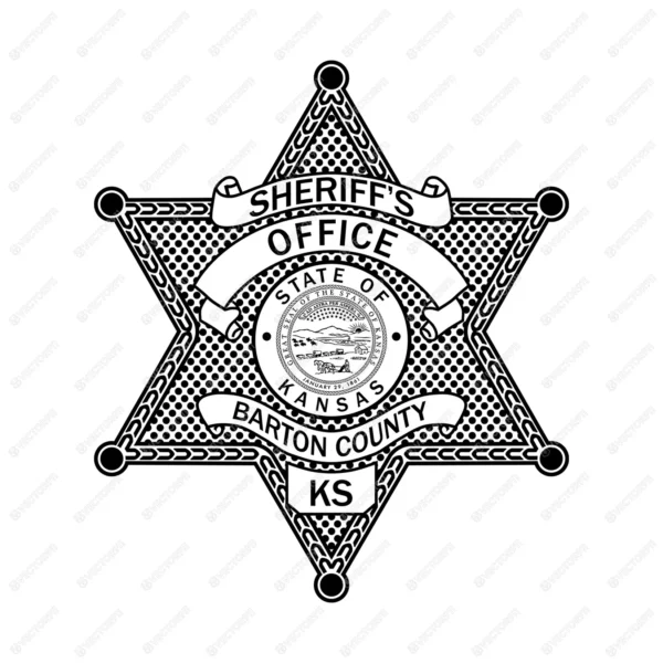 Barton County Kansas Sheriffs Office Badge - Image 2