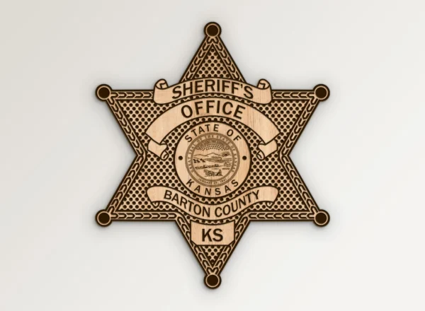 Barton County Kansas Sheriffs Office Badge SVG Vector911