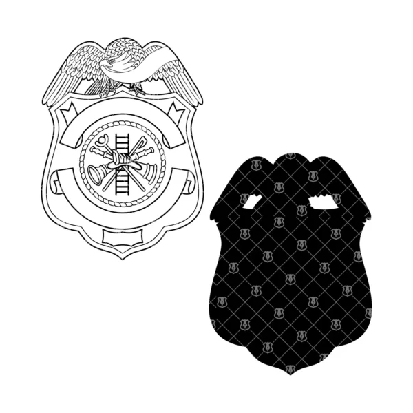 Blank Fire Department Style Badge v3 - Image 3