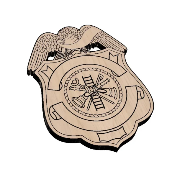 Blank Fire Department Style Badge v3 - Image 2