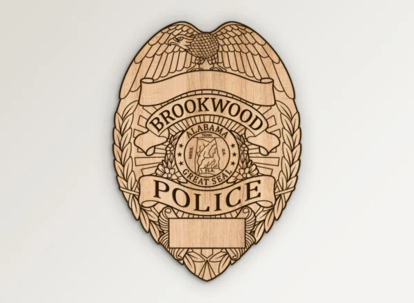 Brookwood Alabama Police Badge SVG Vector911