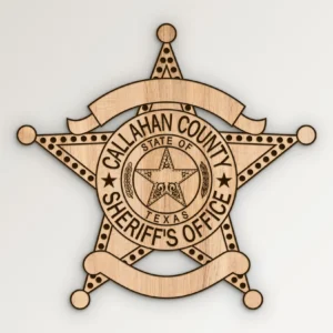 Callahan County Texas Sheriffs Office Badge SVG Vector911