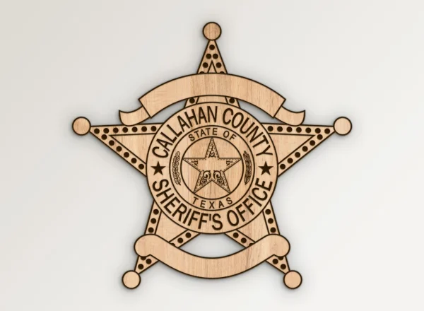 Callahan County Texas Sheriffs Office Badge SVG Vector911