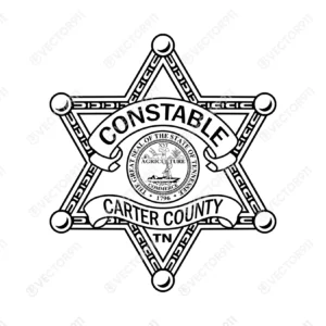 Carter County Tennessee Constables Badge – Vector911