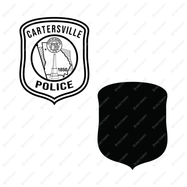 Cartersville Georgia Police Department Patch - Image 3