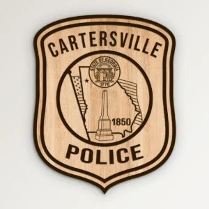 Cartersville Georgia Police Department Patch SVG Vector911