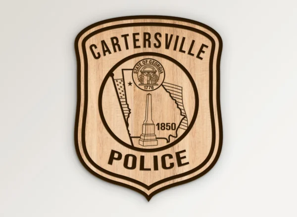 Cartersville Georgia Police Department Patch SVG Vector911