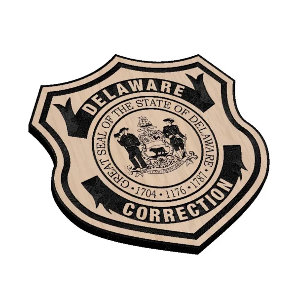 Delaware Department of Corrections Shield - Image 2