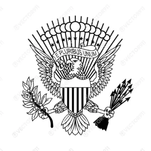 E Pluribus Unum Eagle SVG Vector911