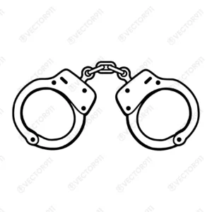 Handcuffs Restraints Graphic SVG Vector911