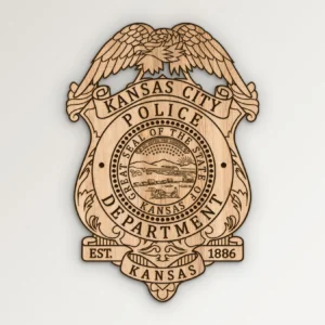 Kansas City Kansas Police Department Badge SVG Vector911