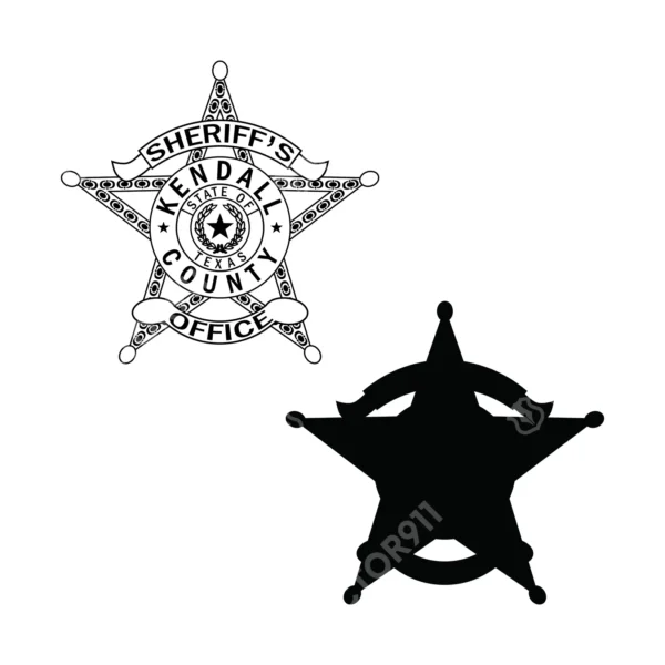 Kendall County Texas Sheriffs Office Badge - Image 3