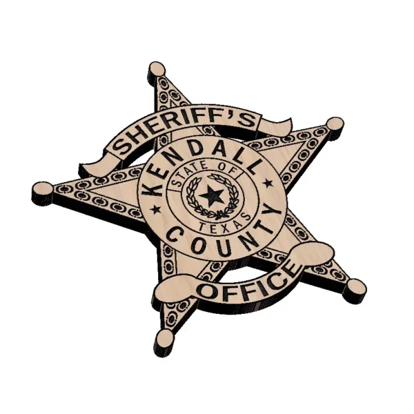 Kendall County Texas Sheriffs Office Badge - Image 2