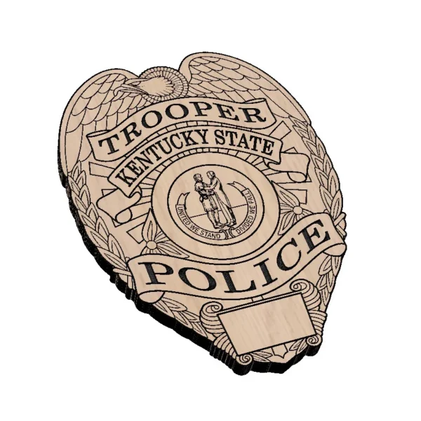 Kentucky State Police Trooper Badge - Image 2