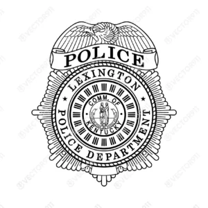 Lexington Kentucky Police Department Badge SVG Vector911