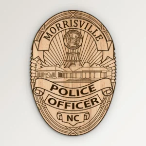 Morrisville North Carolina Police Officer Badge SVG Vector911