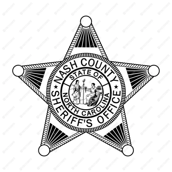 Nash County North Carolina Sheriffs Office Badge - Image 2