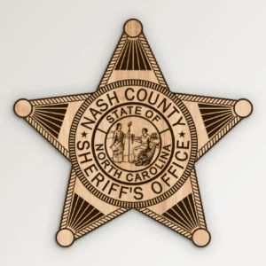 Nash County North Carolina Sheriffs Office Badge SVG Vector911