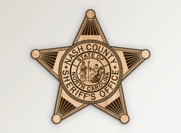 Nash County North Carolina Sheriffs Office Badge SVG Vector911