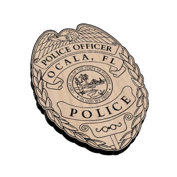 Ocala Florida Police Officer Badge - Image 2