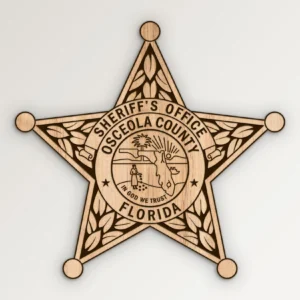 Osceola County Florida Sheriffs Office Badge SVG Vector911