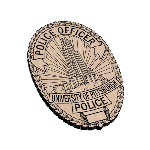 University of Pittsburgh Police Officer Badge - Image 2