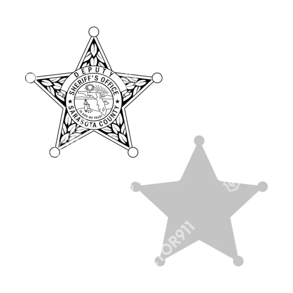 Sarasota County Florida Sheriffs Deputy Badge - Image 3