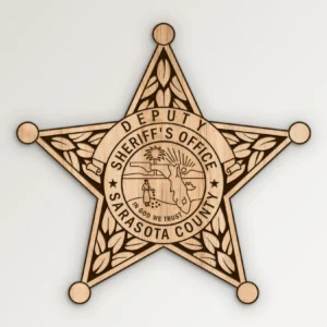 Sarasota County Florida Sheriffs Office Badge SVG Vector911