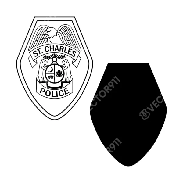 St Charles Missouri Police Patch - Image 3