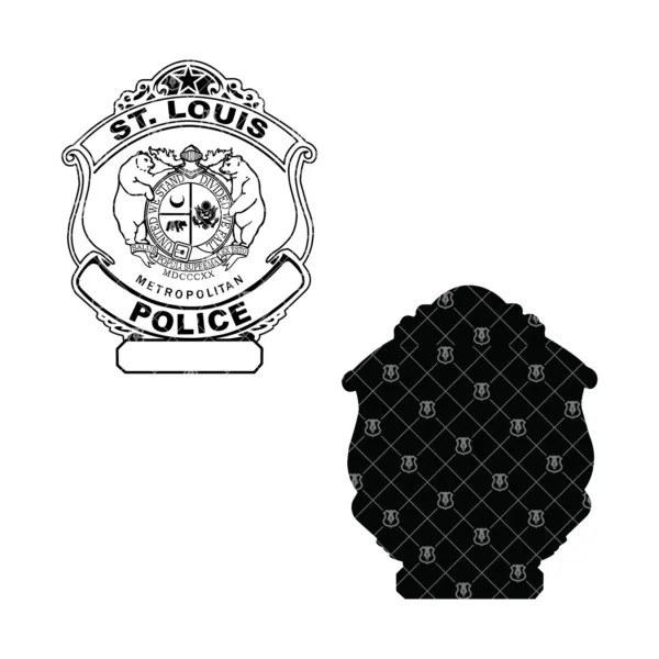 St Louis Missouri Police Badge - Image 3