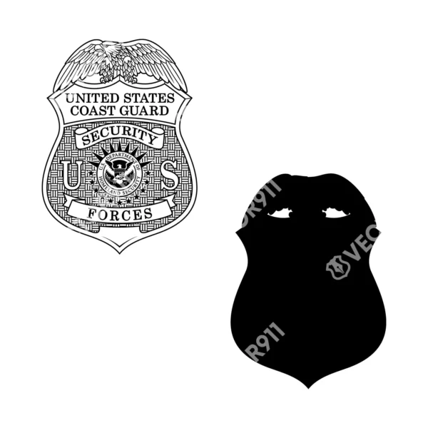 Coast Guard Security Forces Badge - Image 3