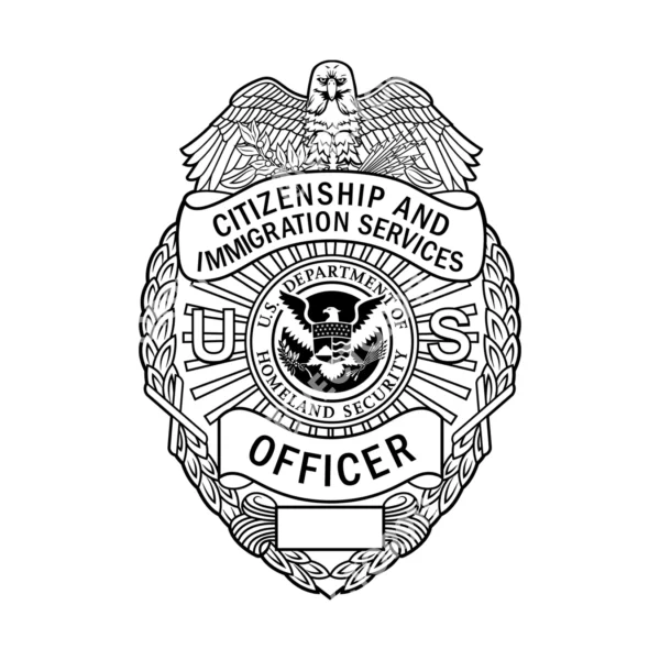 Citizenship and Immigration Services USCIS Officer Badge - Image 2