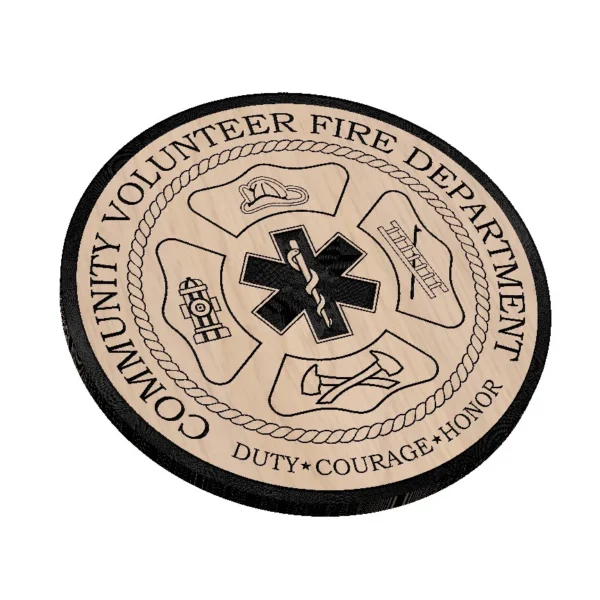 Volunteer Fire Department Emblem - Image 2