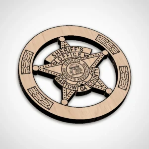 Alternative view of Bartow County Georgia Sheriffs Office Blank Badge