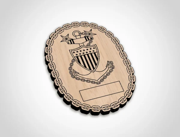 Coast Guard Senior Enlisted Leader Identification Command Chief Badges - Image 4