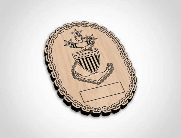 Coast Guard Senior Enlisted Leader Identification Command Chief Badges - Image 5