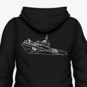 Alternative view of Coast Guard 45' RBM Response Boat Medium Side Profile Artwork