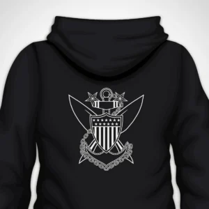 Alternative view of Coast Guard Yeoman Master Chief YNCM Rating Insignia Anchor