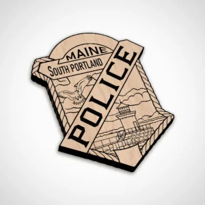 Alternative view of South Portland Maine Police Department Badge