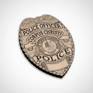 Alternative view of Corpus Christi TX Police Badge