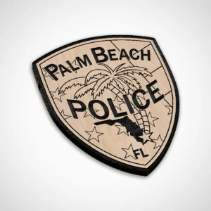 Alternative view of Palm Beach Florida Police Department Patch