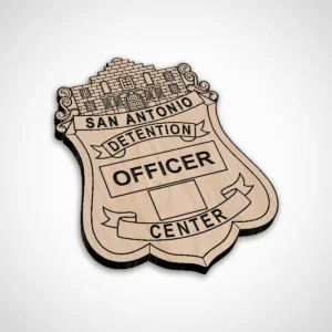 Alternative view of San Antonio Texas Detention Center Officer Badge