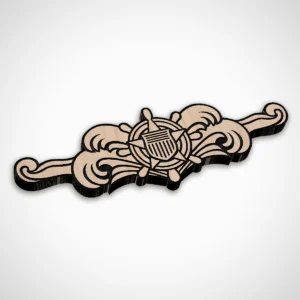 Alternative view of Coast Guard Cutterman Pin