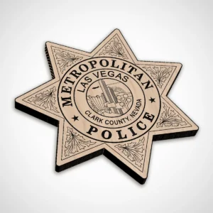 Alternative view of Las Vegas NV Metropolitan Police Badge