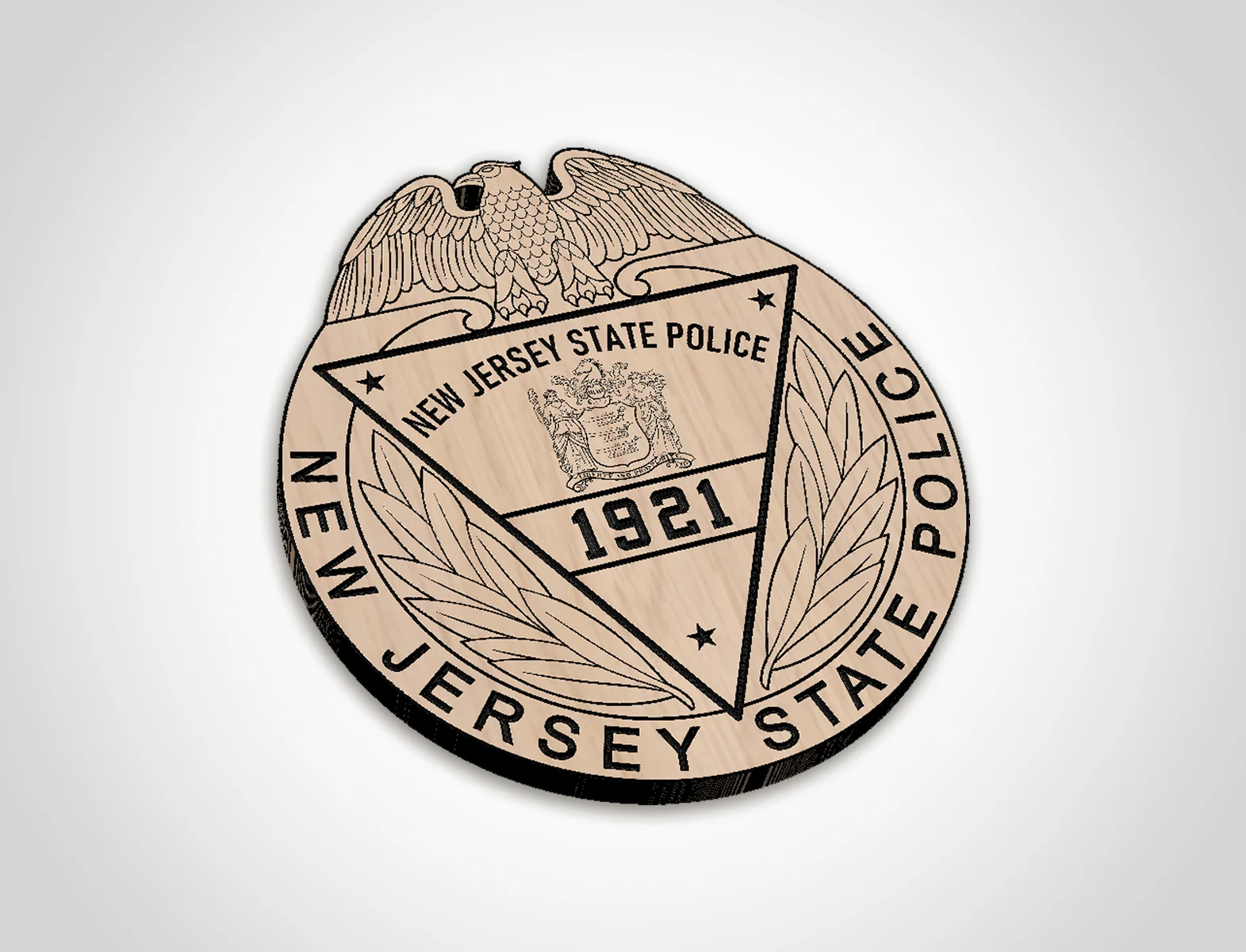 New Jersey State Police Badge - Image 2