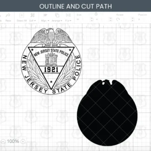 New Jersey State Police Badge - Image 3